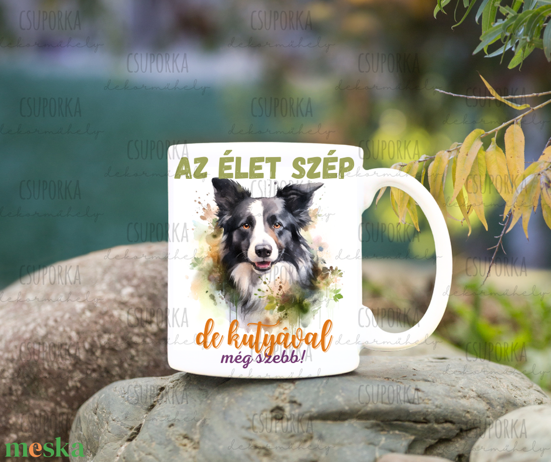 Kutyás bögre - Border Collie3 - otthon & életmód - konyhafelszerelés, tálalás - tálalás - bögre & csésze - Meska.hu Kutyás bögre - Border Collie3 - otthon & életmód - konyhafelszerelés, tálalás - tálalás - bögre & csésze - Meska.hu