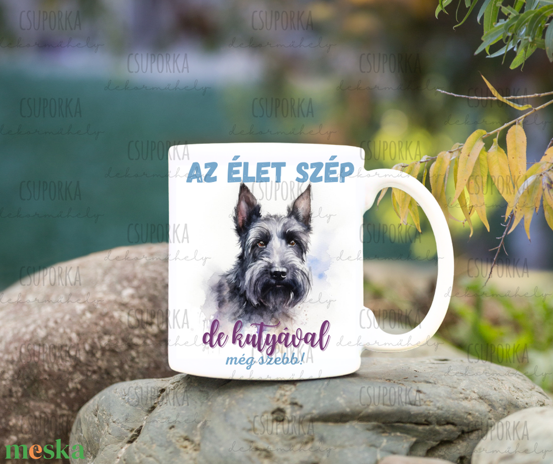 Kutyás bögre - Schnauzer nagy - otthon & életmód - konyhafelszerelés, tálalás - tálalás - bögre & csésze - Meska.hu Kutyás bögre - Schnauzer nagy - otthon & életmód - konyhafelszerelés, tálalás - tálalás - bögre & csésze - Meska.hu