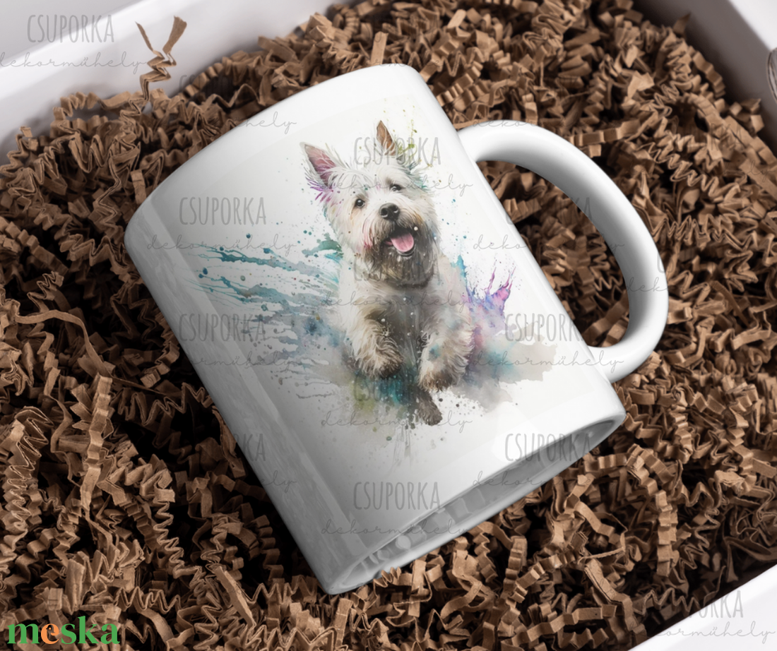 Kutyás bögre - Westie 2 - otthon & életmód - konyhafelszerelés, tálalás - tálalás - bögre & csésze - Meska.hu Kutyás bögre - Westie 2 - otthon & életmód - konyhafelszerelés, tálalás - tálalás - bögre & csésze - Meska.hu