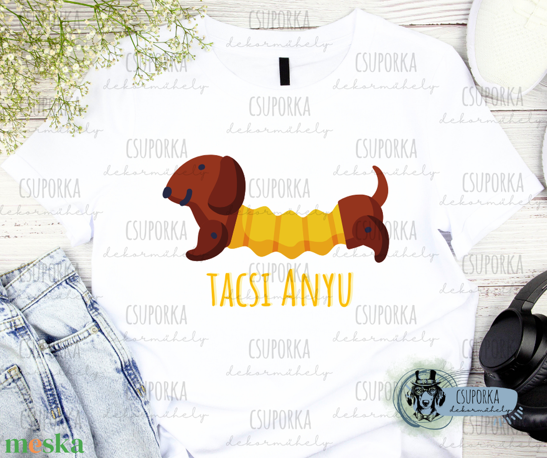Tacsis unisex póló - tacsi anyu 3 - ruha & divat - női ruha - póló, felső - Meska.hu Tacsis unisex póló - tacsi anyu 3 - ruha & divat - női ruha - póló, felső - Meska.hu