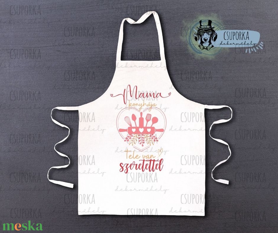 Kötény - Mama konyhája tele van szeretettel (rózsaszín) - otthon & életmód - konyhafelszerelés, tálalás - konyhai textil - kötény - Meska.hu Kötény - Mama konyhája tele van szeretettel (rózsaszín) - otthon & életmód - konyhafelszerelés, tálalás - konyhai textil - kötény - Meska.hu