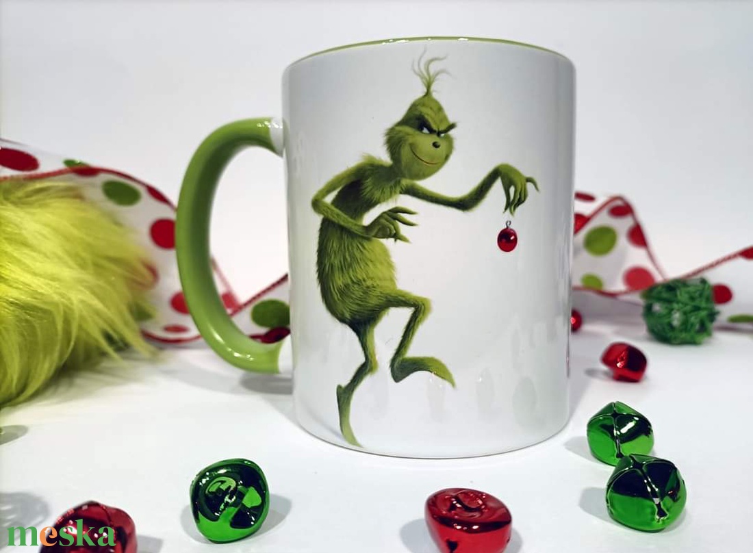 Grincs bögre - Grincs dísszel - otthon & életmód - konyhafelszerelés, tálalás - tálalás - bögre & csésze - Meska.hu Grincs bögre - Grincs dísszel - otthon & életmód - konyhafelszerelés, tálalás - tálalás - bögre & csésze - Meska.hu