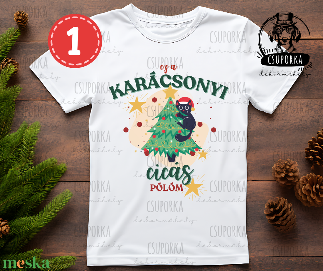 Cicás karácsonyi póló - 3 féle mintával - karácsony - karácsonyi ruházat - karácsonyi póló & pulcsi - Meska.hu Cicás karácsonyi póló - 3 féle mintával - karácsony - karácsonyi ruházat - karácsonyi póló & pulcsi - Meska.hu