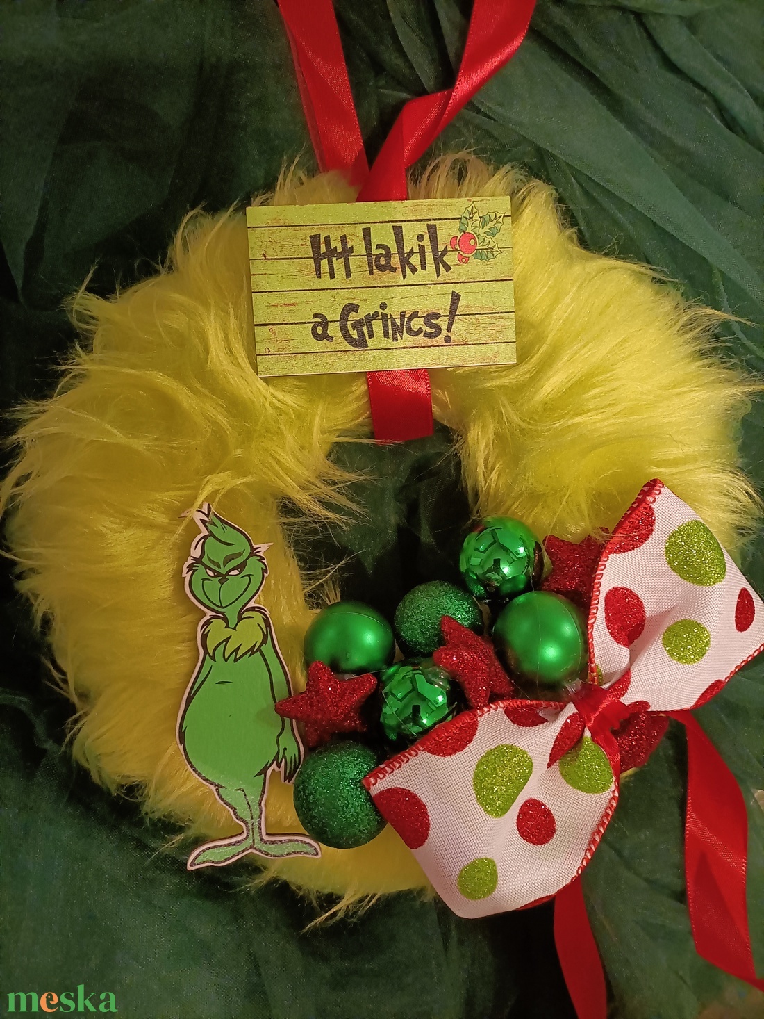 Grincses karácsonyi ajtódísz - karácsony - karácsonyi lakásdekoráció - karácsonyi ajtódíszek - Meska.hu Grincses karácsonyi ajtódísz - karácsony - karácsonyi lakásdekoráció - karácsonyi ajtódíszek - Meska.hu