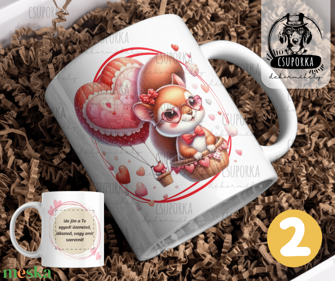 Mókusos bögre Valentin napra - 4 féle - otthon & életmód - konyhafelszerelés, tálalás - tálalás - bögre & csésze - Meska.hu Mókusos bögre Valentin napra - 4 féle - otthon & életmód - konyhafelszerelés, tálalás - tálalás - bögre & csésze - Meska.hu