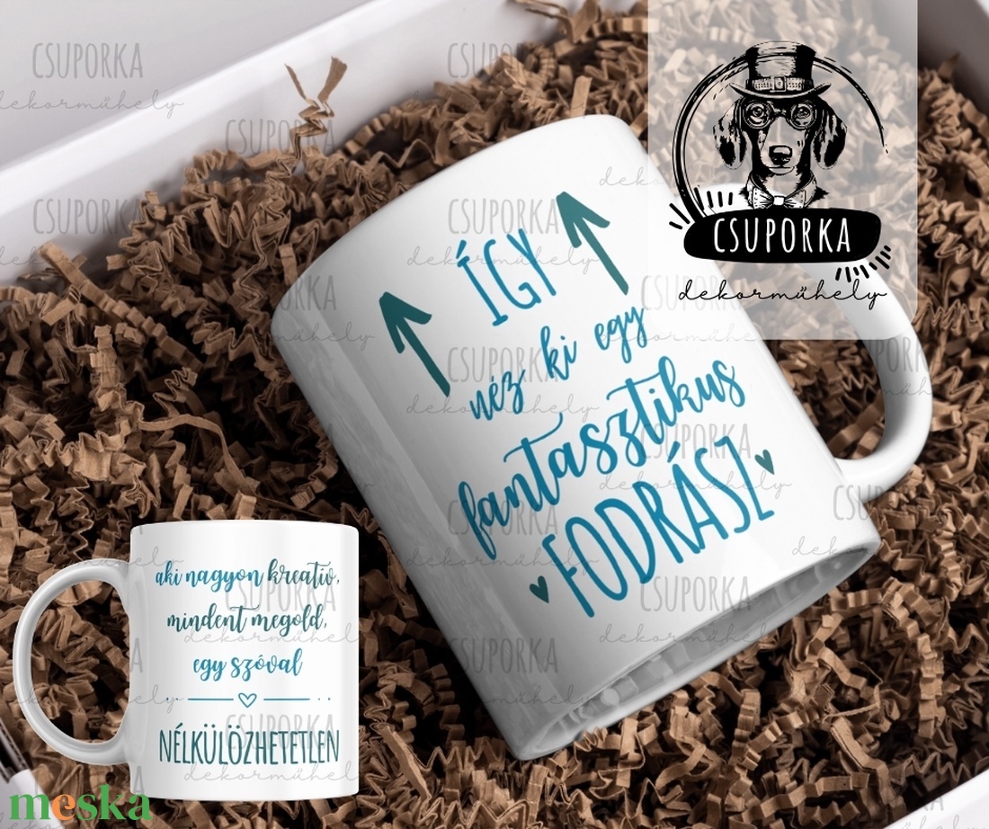 Legjobb fodrász bögre � vicces fodrász bögre ajándék kreatív fodrásznak, két színben - otthon & életmód - konyhafelszerelés, tálalás - tálalás - bögre & csésze - Meska.hu