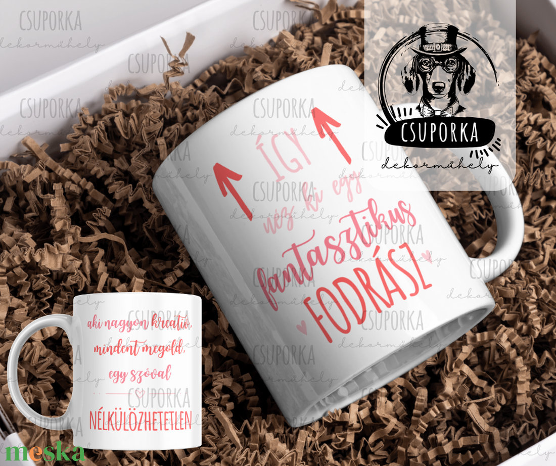 Legjobb fodrász bögre � vicces fodrász bögre ajándék kreatív fodrásznak, két színben - otthon & életmód - konyhafelszerelés, tálalás - tálalás - bögre & csésze - Meska.hu