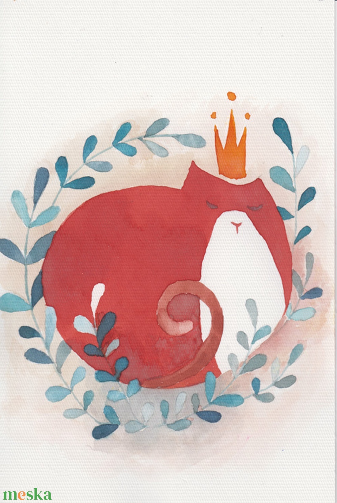 Művészi nyomat - Macskaherceg - művészet - grafika & illusztráció - művészi nyomat - Meska.hu