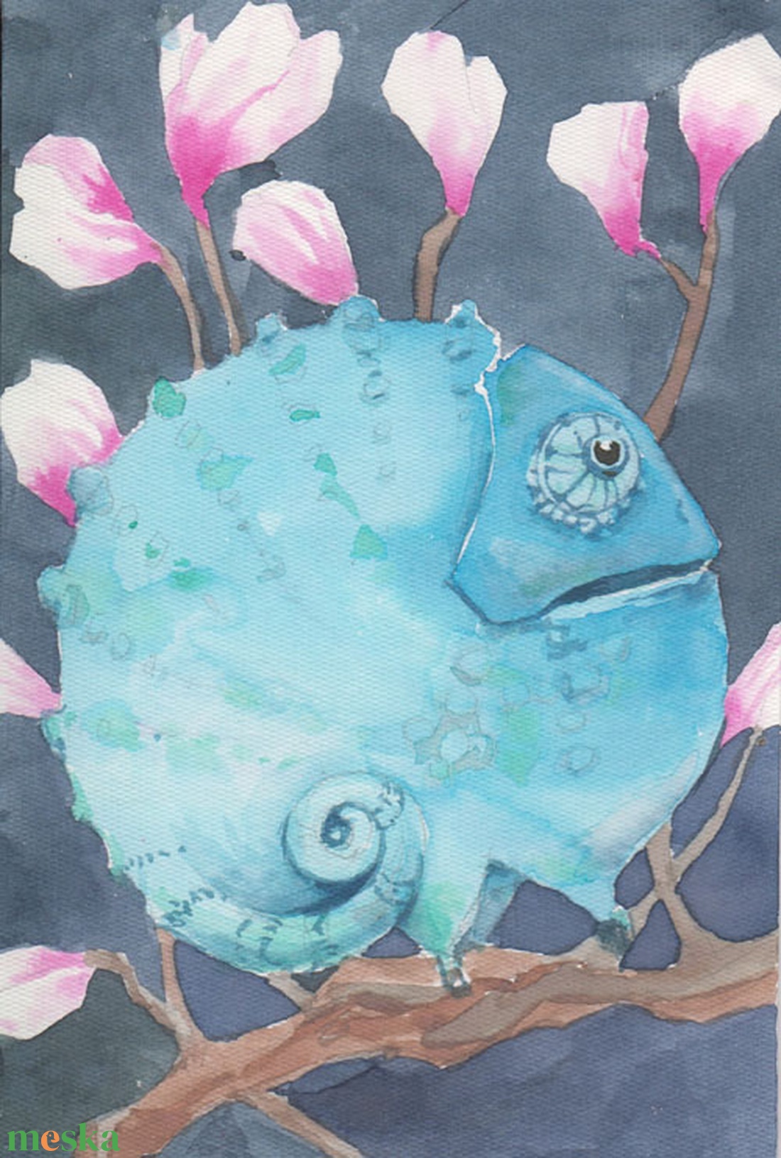 Művészi nyomat - Gömbi kaméleon - művészet - grafika & illusztráció - művészi nyomat - Meska.hu Művészi nyomat - Gömbi kaméleon - művészet - grafika & illusztráció - művészi nyomat - Meska.hu