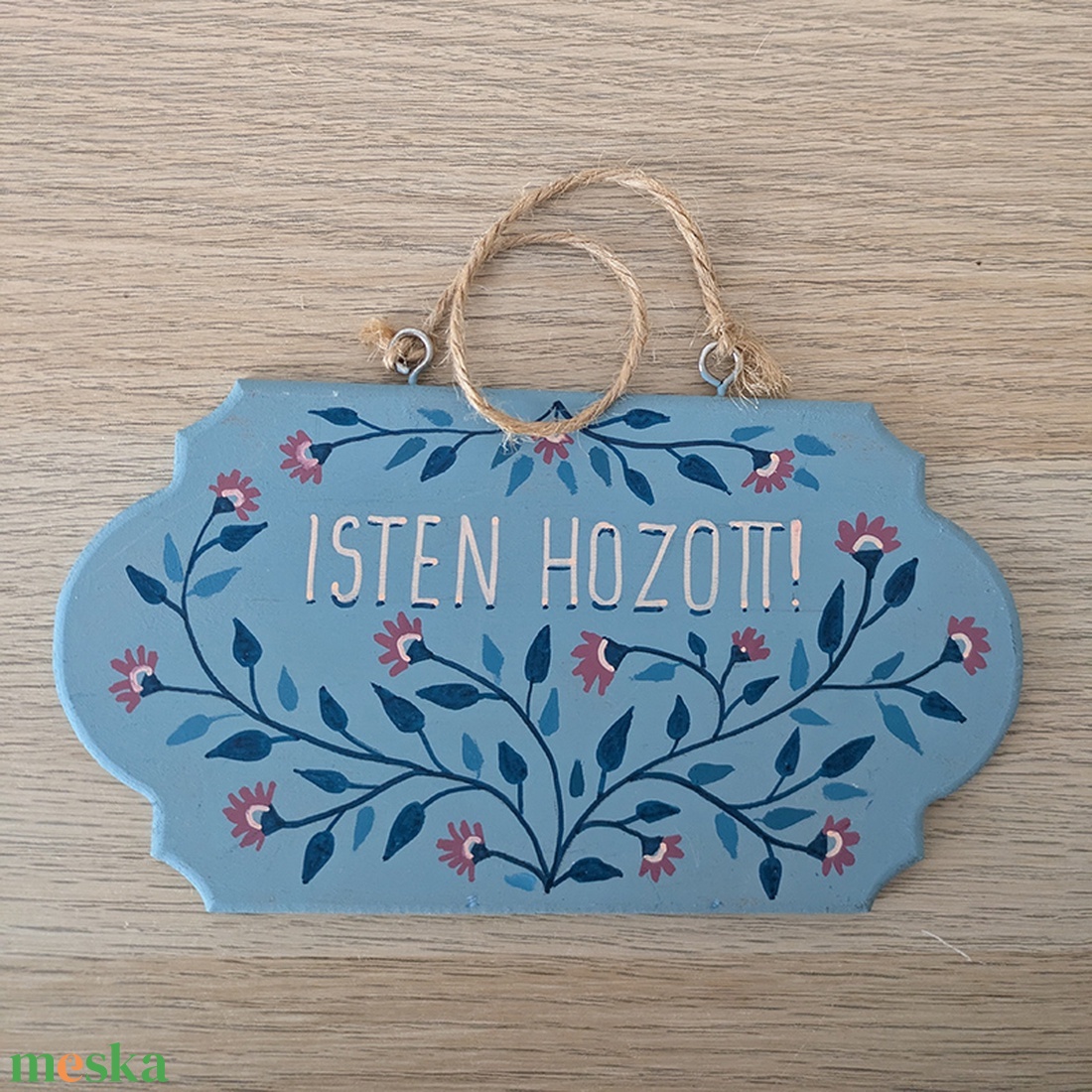 Üdvözlő tábla, kézzel festett - otthon & életmód - dekoráció - ajtó- és ablak dekoráció - ajtótábla - Meska.hu