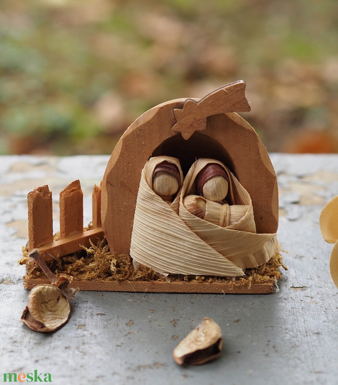 Mini Betlehem  - karácsony - karácsonyi lakásdekoráció - karácsonyfadíszek - Meska.hu