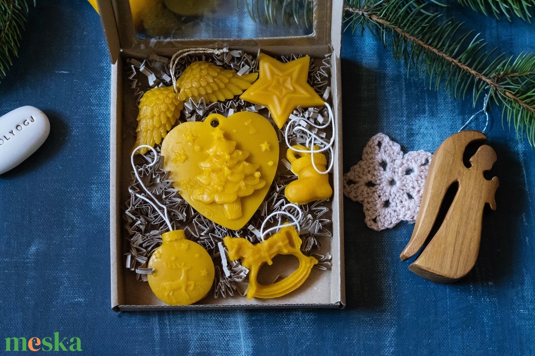 Karácsonyi szépségek csomagban 3 - otthon & életmód - gyertya, illat, aroma - mécses és mécsestartó - Meska.hu