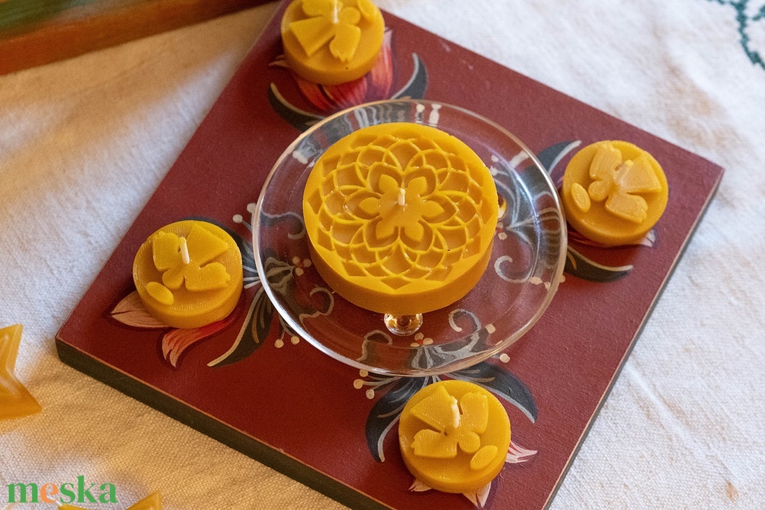 Mandalás gyertya  +angyalos mécses - karácsony - adventi díszek - adventi gyertyadíszek és koszorúdíszek - Meska.hu