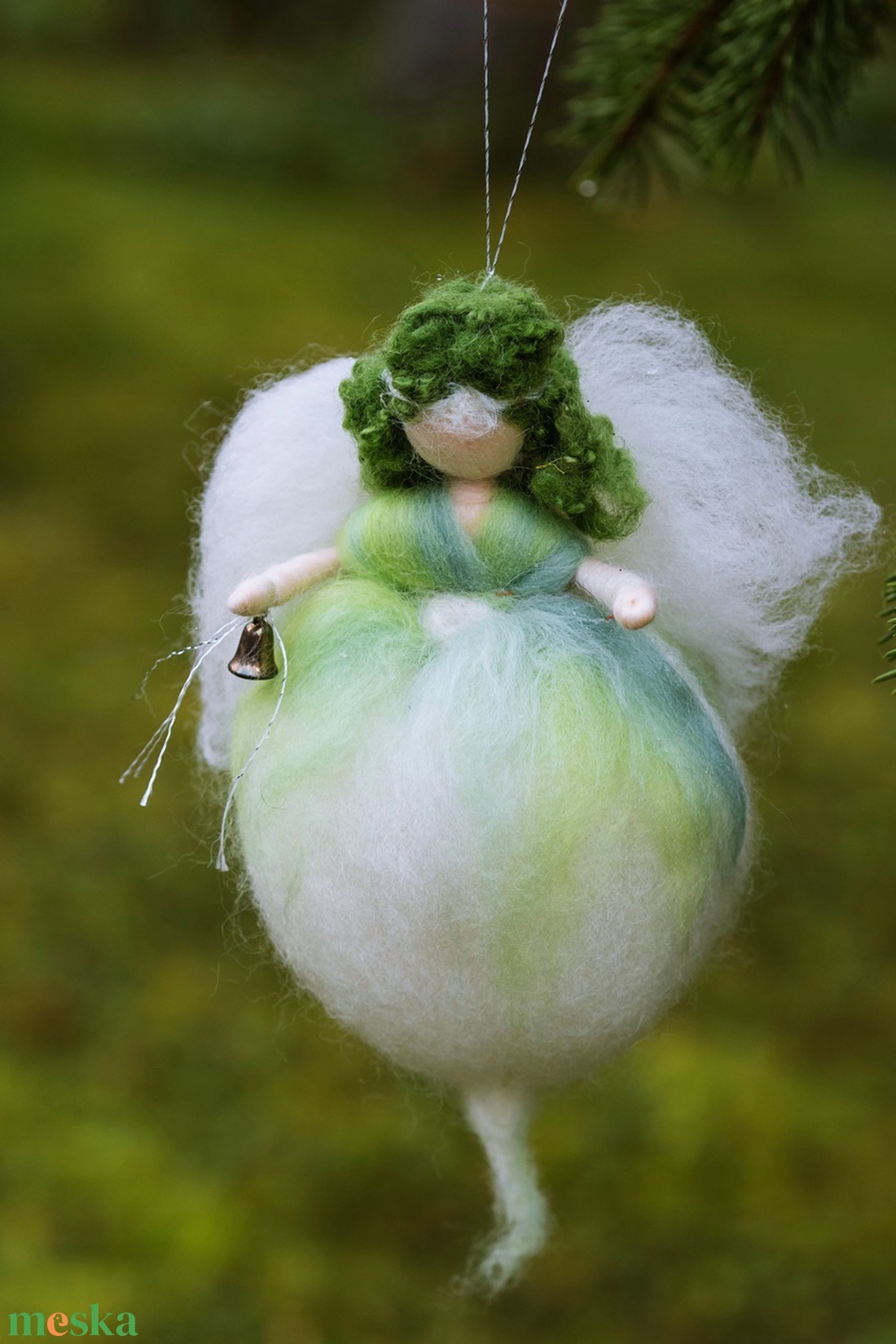 Gyapjú angyal -  - Meska.hu