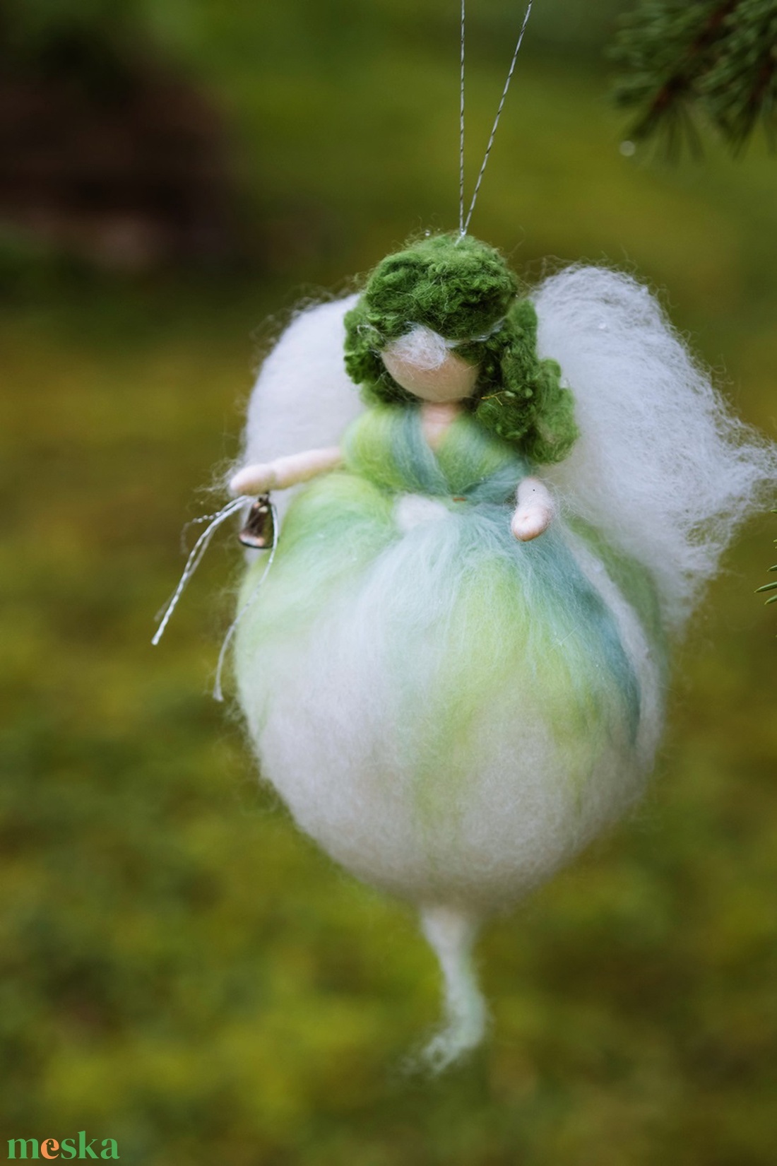 Gyapjú angyal -  - Meska.hu