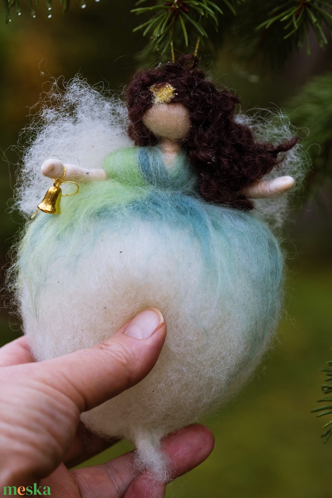 Gyapjú angyal -  - Meska.hu