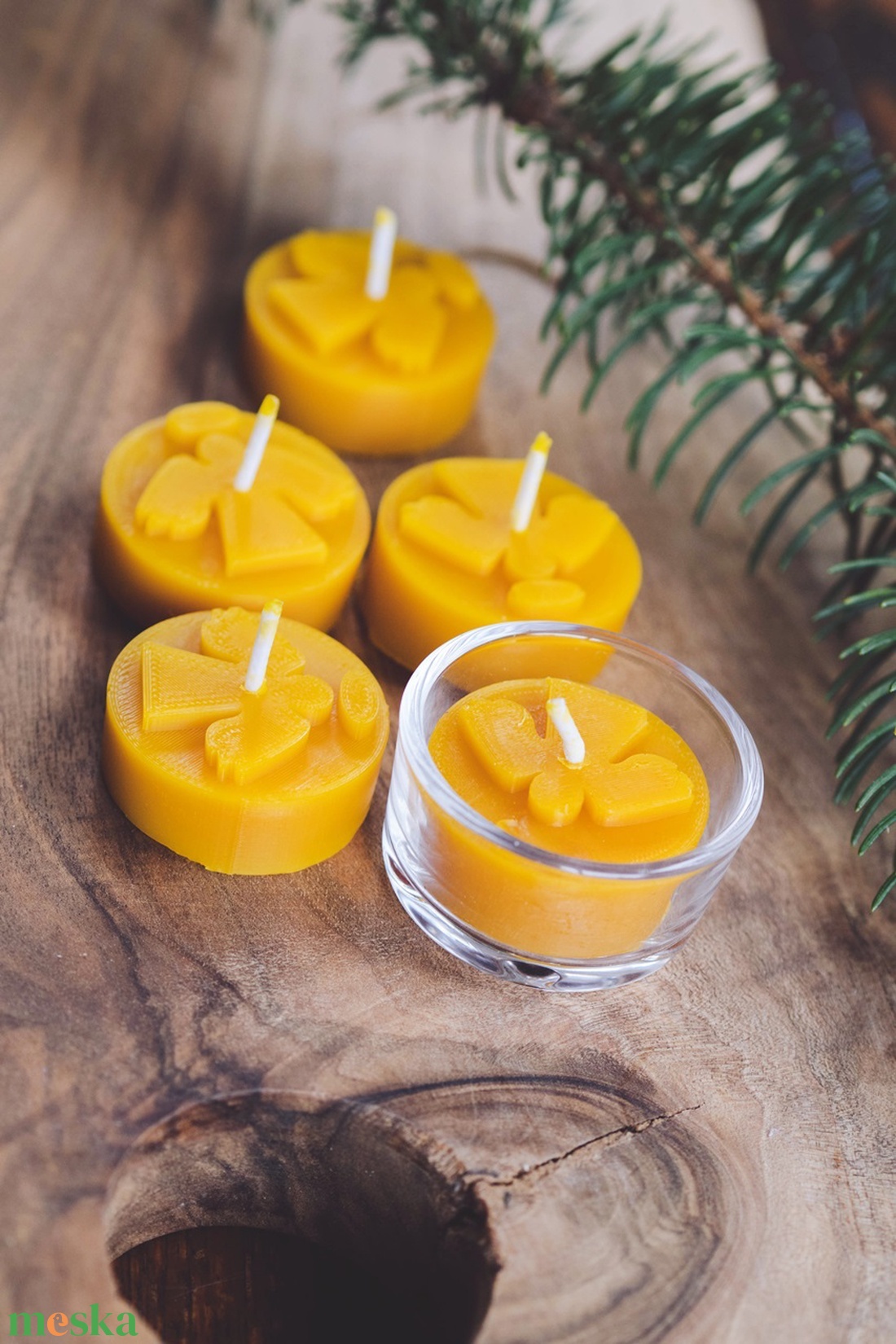 Angyalos mécses üvegtartóval - otthon & életmód - gyertya, illat, aroma - mécses és mécsestartó - Meska.hu