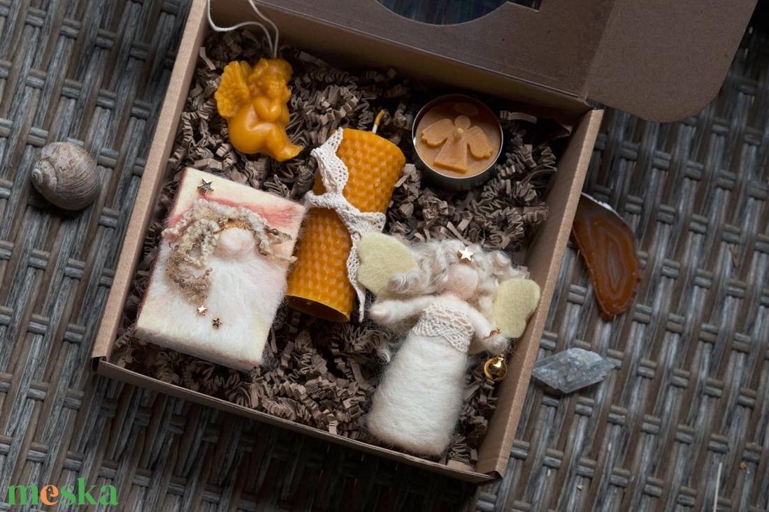 Angyali fény - otthon & életmód - gyertya, illat, aroma - mécses és mécsestartó - Meska.hu