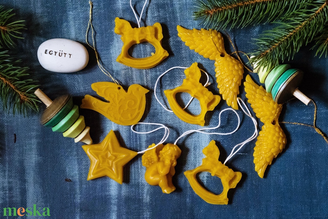 Angyalfény karácsonyfadíszek - művészet - más művészeti ág - Meska.hu