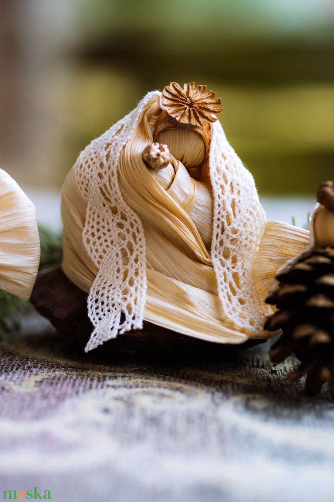 Mária angyalokkal - karácsony - karácsonyi lakásdekoráció - karácsonyi lakásdíszek - Meska.hu