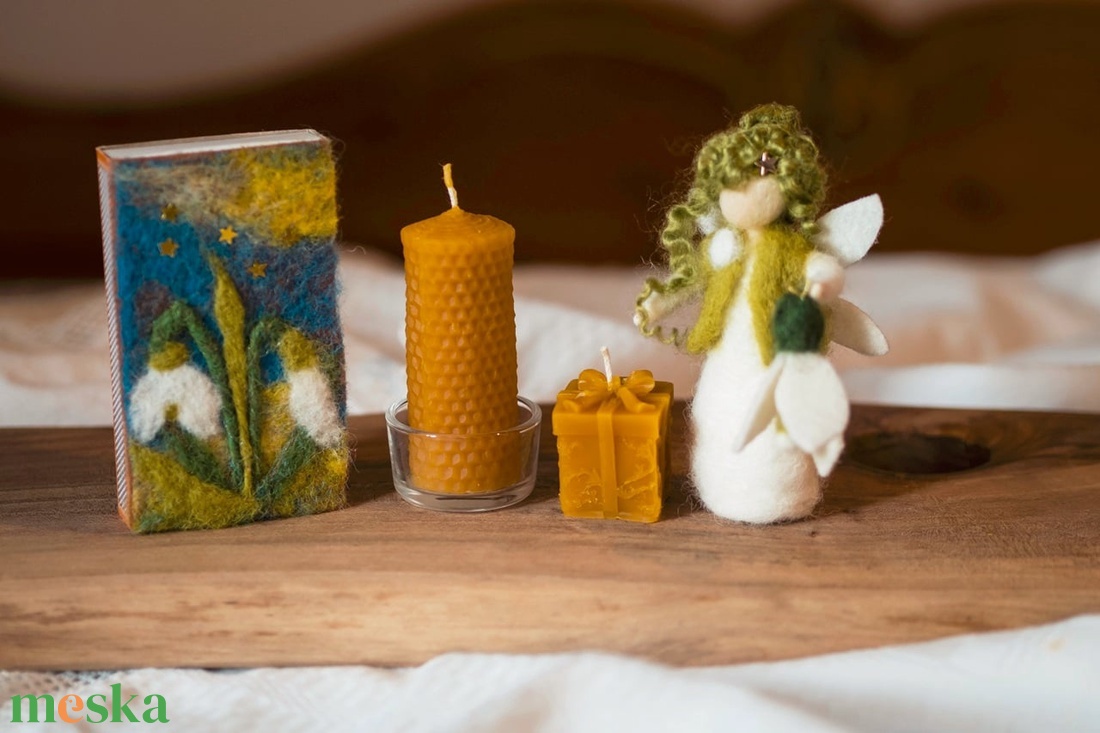 Gyapjú tündersegek  - karácsony - karácsonyi lakásdekoráció - karácsonyfadíszek - Meska.hu