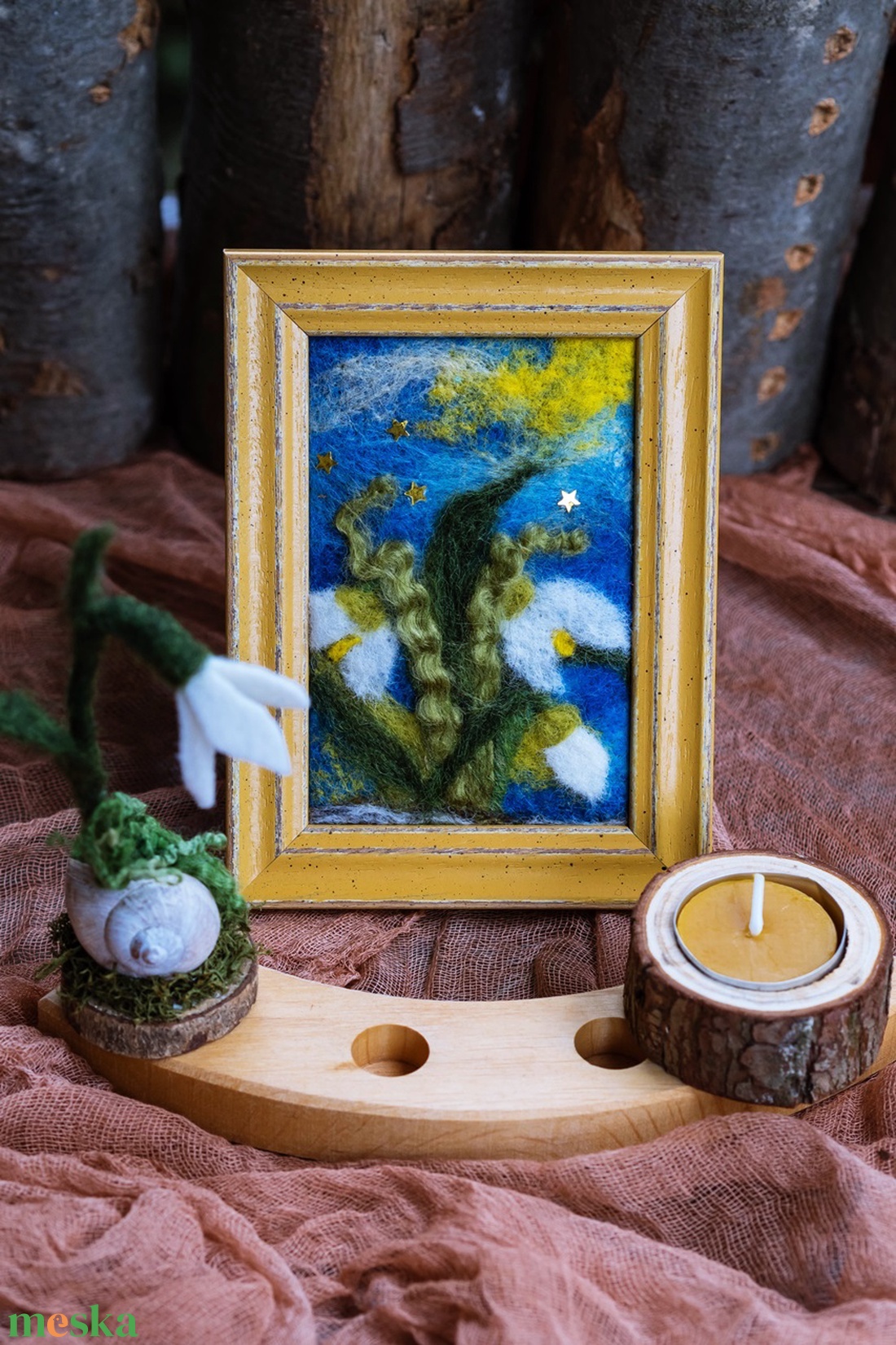 Tavaszi zsongás - karácsony - karácsonyi lakásdekoráció - karácsonyfadíszek - Meska.hu