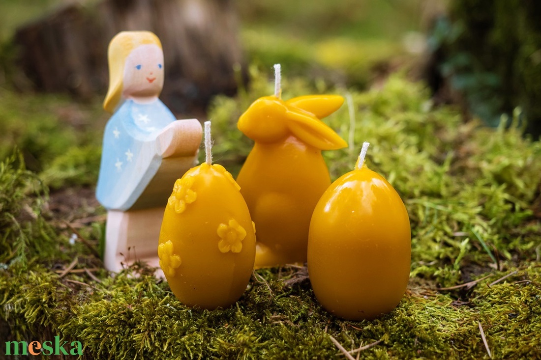 Nyúl  tojással - otthon & életmód - gyertya, illat, aroma - illatviasz - Meska.hu