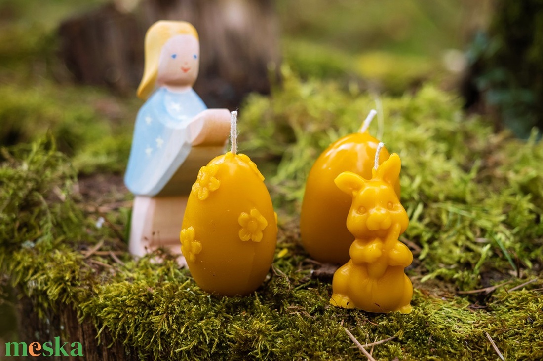 Nyúl  tojással - otthon & életmód - gyertya, illat, aroma - illatviasz - Meska.hu