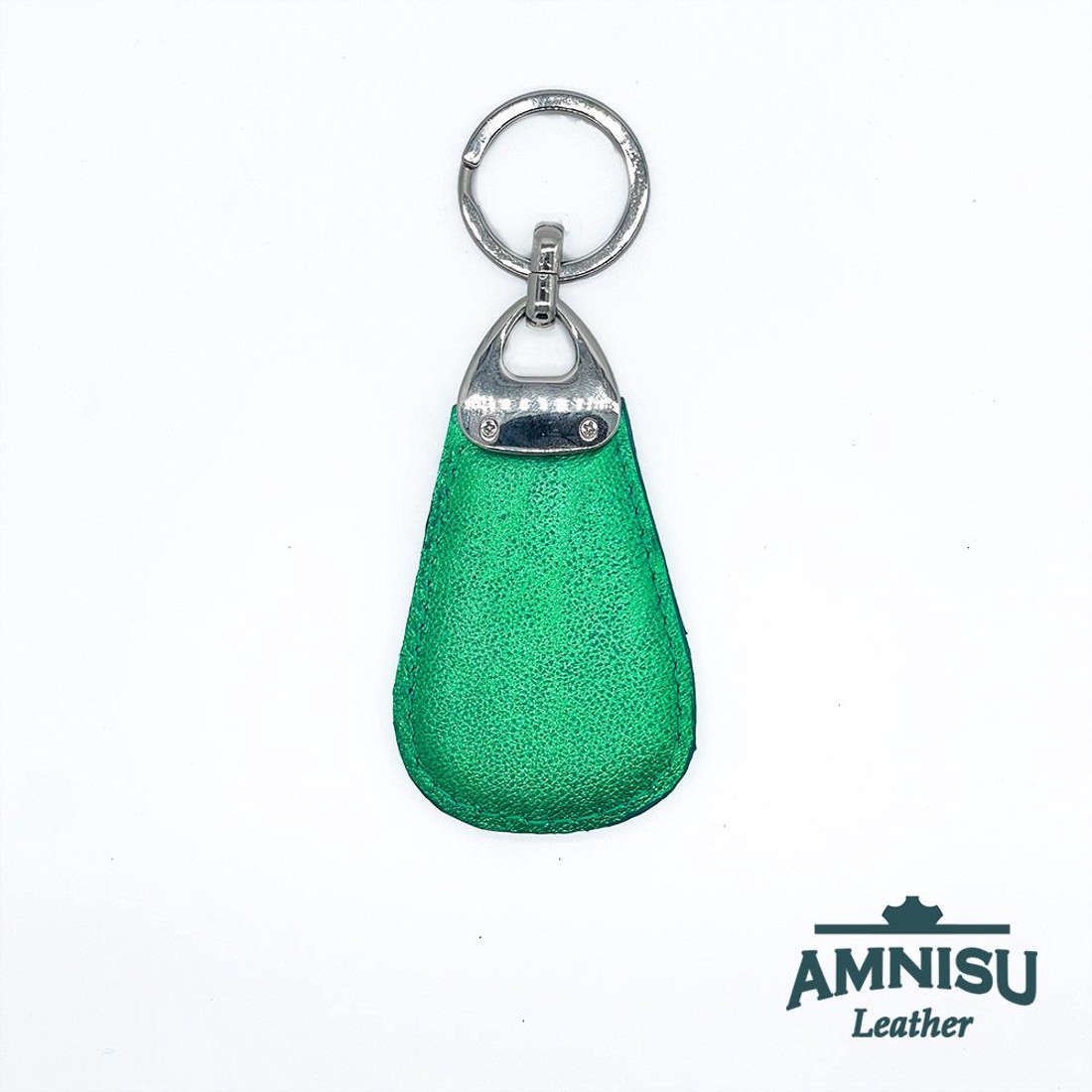 Fényes zöld csepp alakú kristály köves kulcstartó H7009 - táska & tok - kulcstartó & táskadísz - kulcstartó - Meska.hu