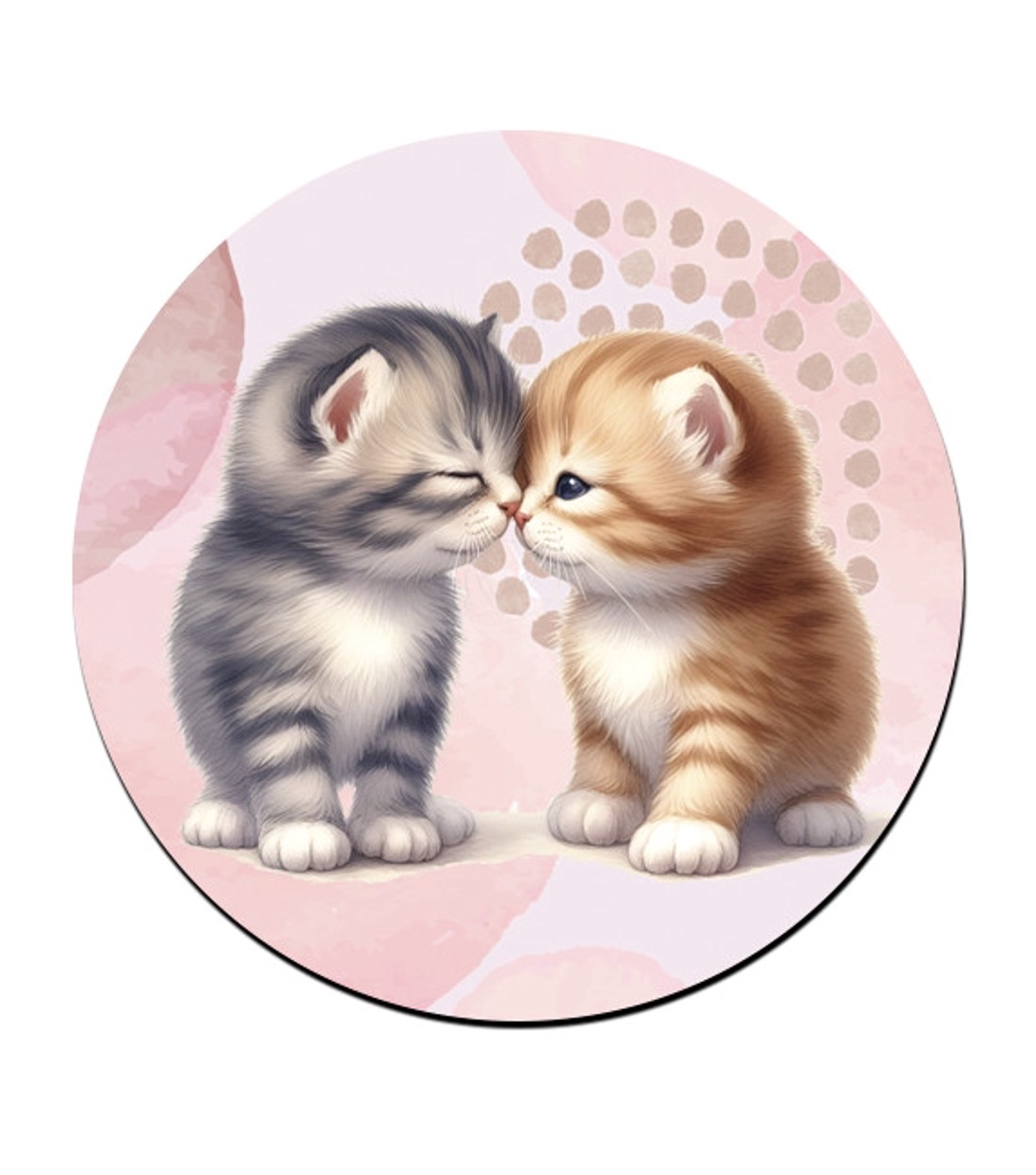 Puszilkodós cuki cicák mintás bögre alátét -  - Meska.hu