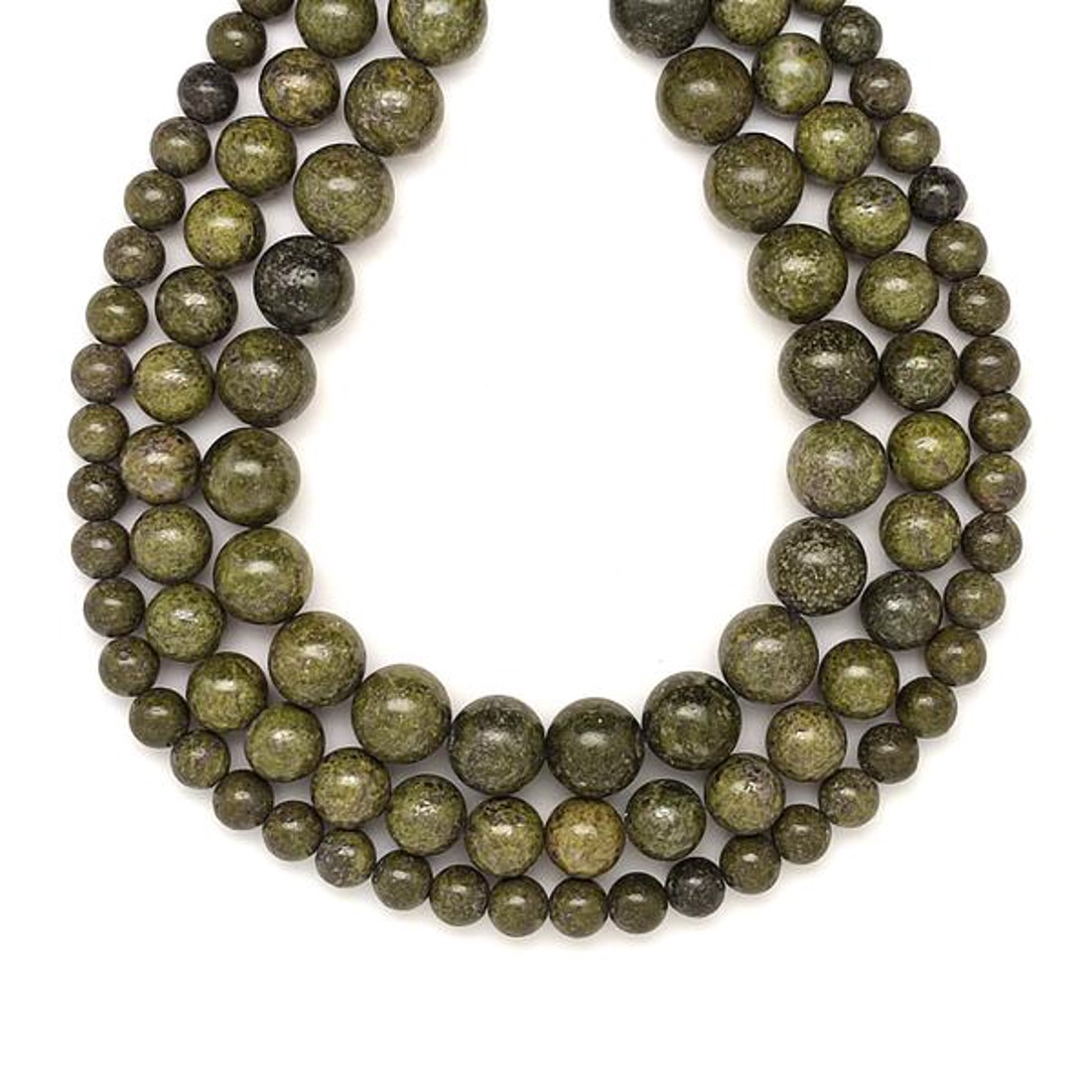 Kvarc Pirittel zöld golyó 10-11mm  ékszerkészítő alapanyag (füzér) - kellékek & szerszámok - ásvány alapanyag - ásványfüzér - Meska.hu