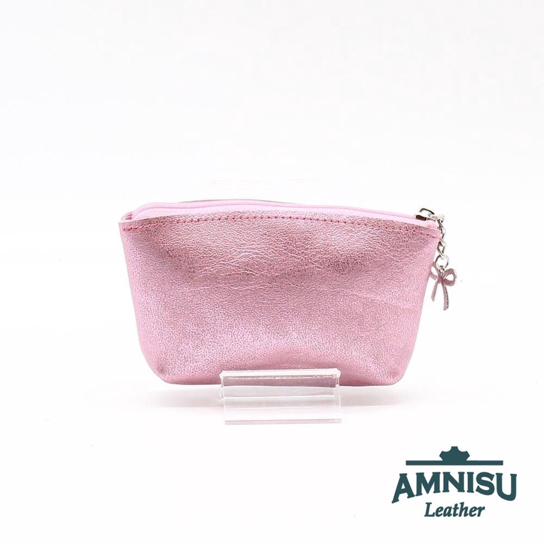 Metál rózsaszín egy cipzáras egyenes kristály köves kulcstartó E4001 - táska & tok - kulcstartó & táskadísz - kulcstartó - Meska.hu