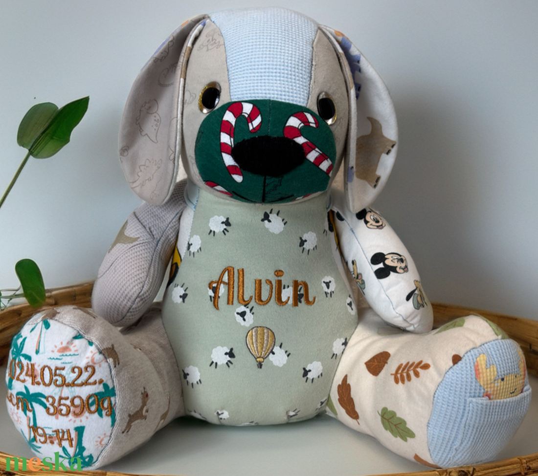 Emlékőrző plüss kutyus - játék & sport - plüssállat & játékfigura - kutya - Meska.hu