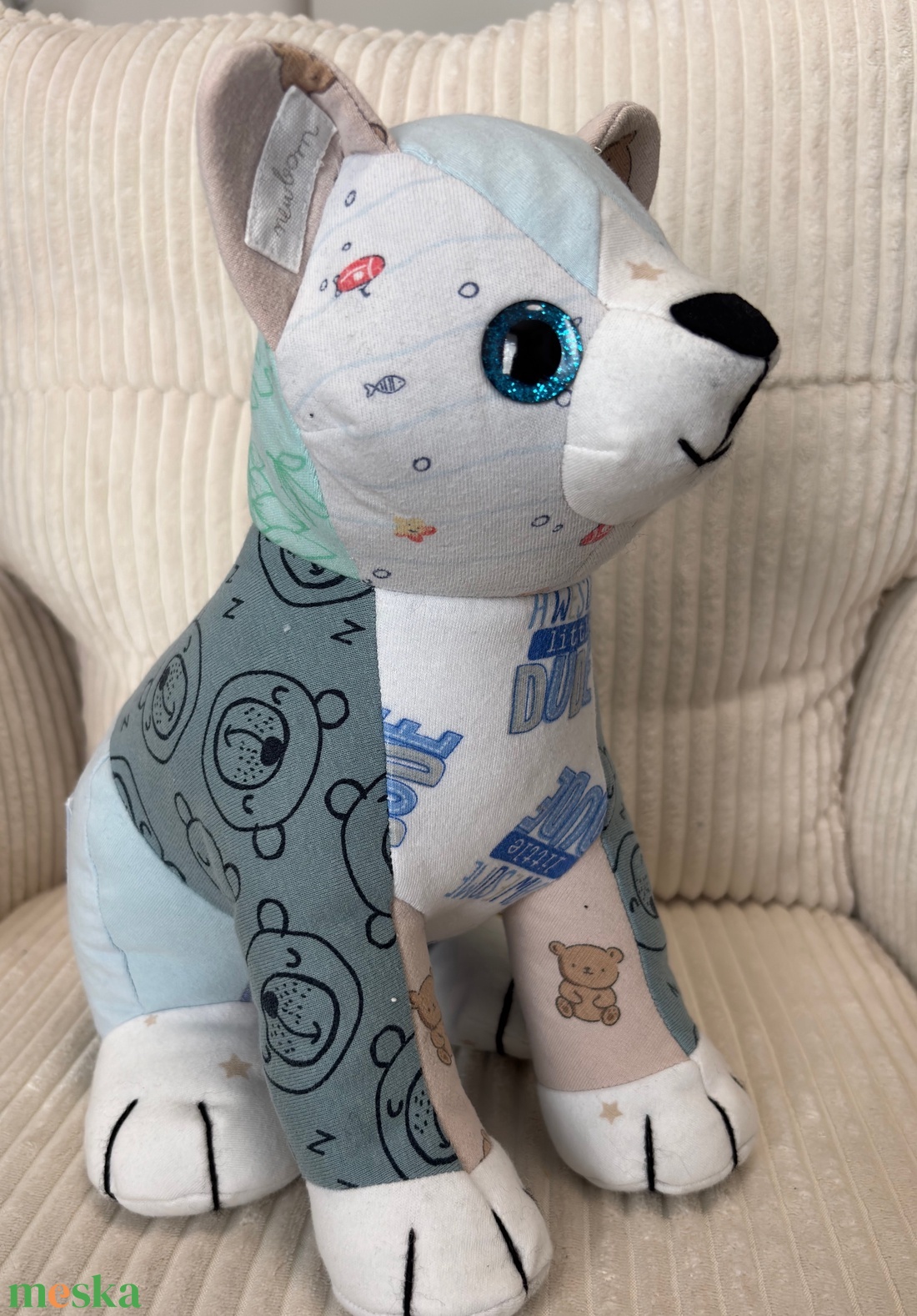 Emlékőrző plüss cica - játék & sport - plüssállat & játékfigura - cica - Meska.hu