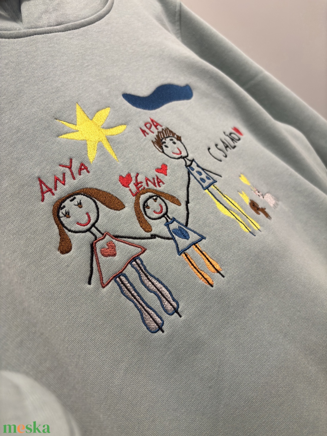 Emlékőrző pulcsi-saját rajzos - ruha & divat - férfi ruha - férfi pulóver - Meska.hu