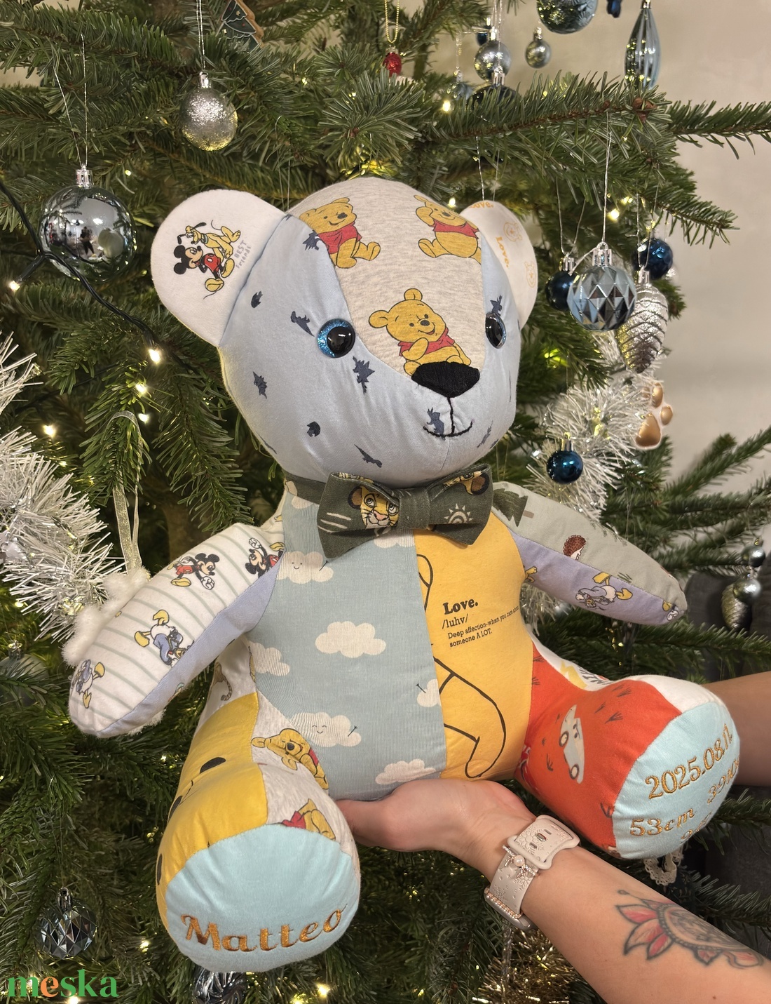 Emlékőrző plüss maci - játék & sport - plüssállat & játékfigura - kutya - Meska.hu