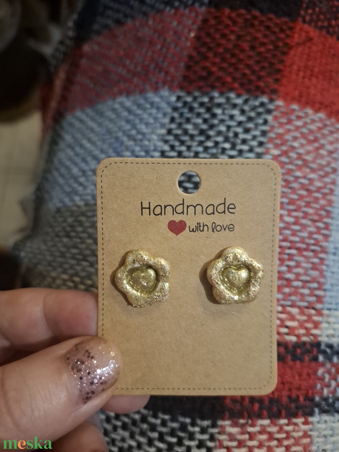 �virág alakú fülbevaló� - ékszer - fülbevaló - fülékszer - Meska.hu