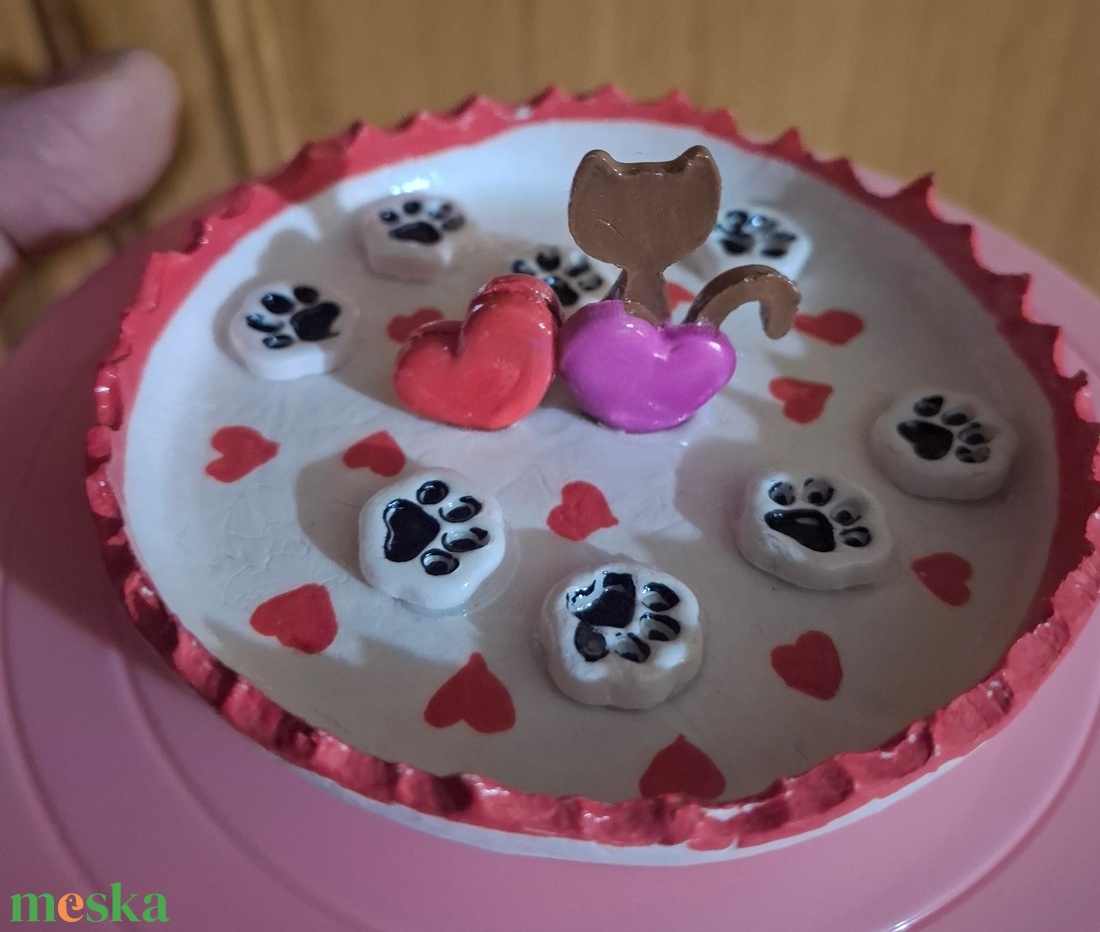 ���Cicás ékszertartó tálka��� - ékszer - ékszertartó - ékszertartó tál - Meska.hu