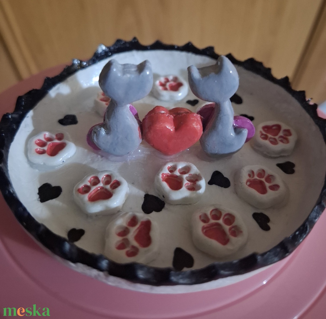 �Cicás ékszertartó tálka� - ékszer - ékszertartó - ékszertartó tál - Meska.hu
