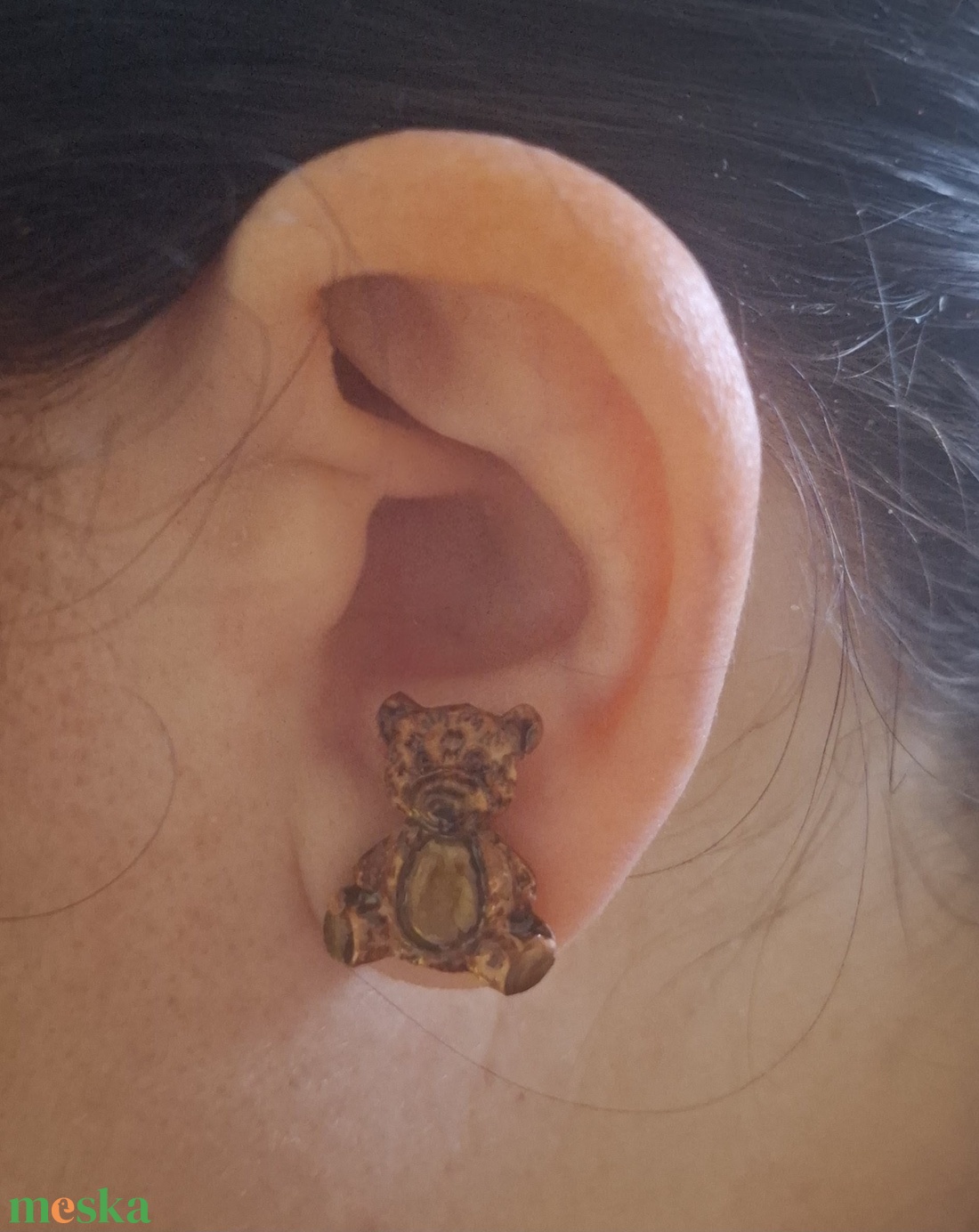 ��Maci alakú fülbevaló�� - ékszer - fülbevaló - fülékszer - Meska.hu