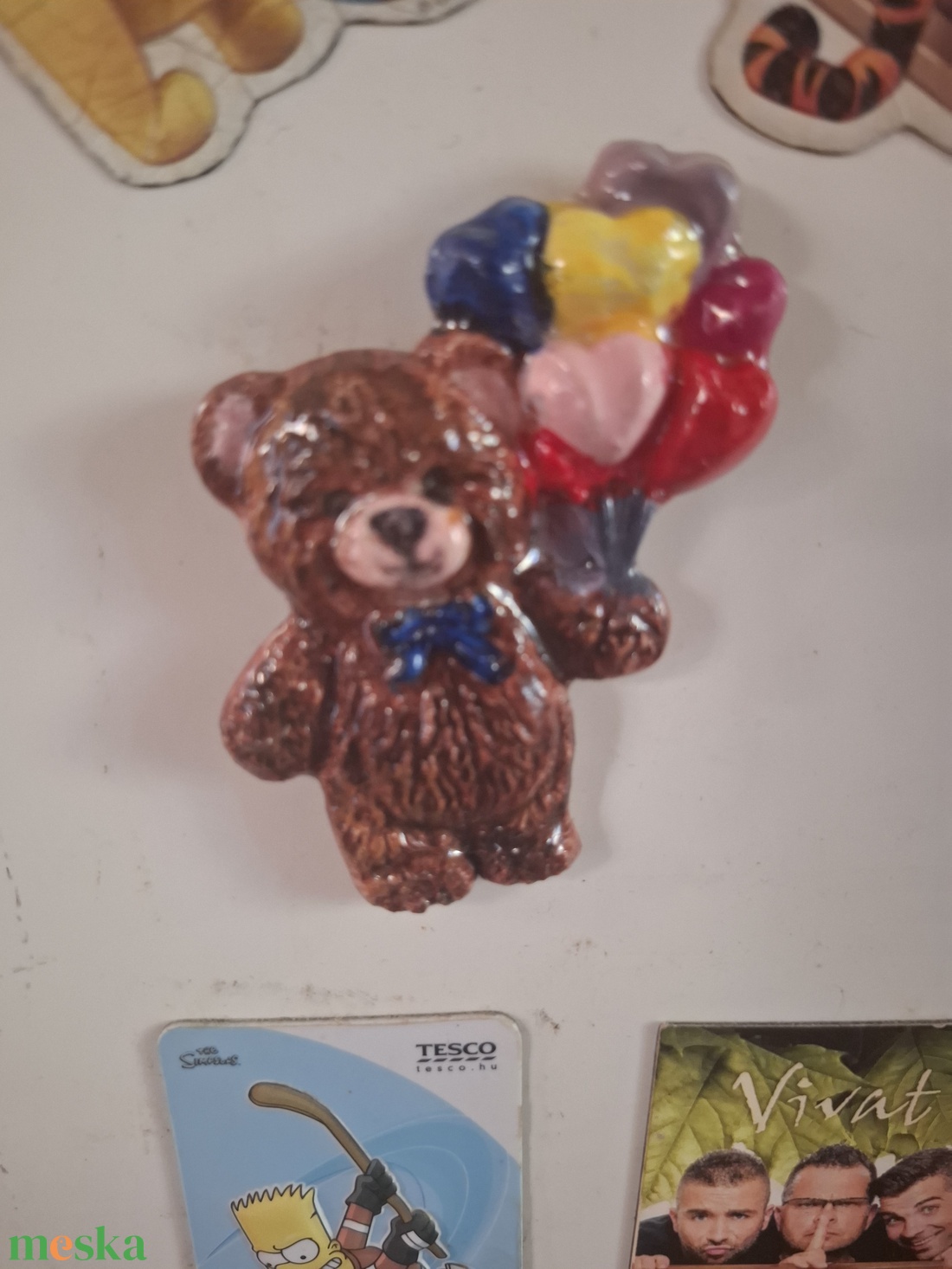 ��Maci alakú hűtőmágnes�� - otthon & életmód - konyhafelszerelés, tálalás - konyhai dekoráció - hűtőmágnes - Meska.hu