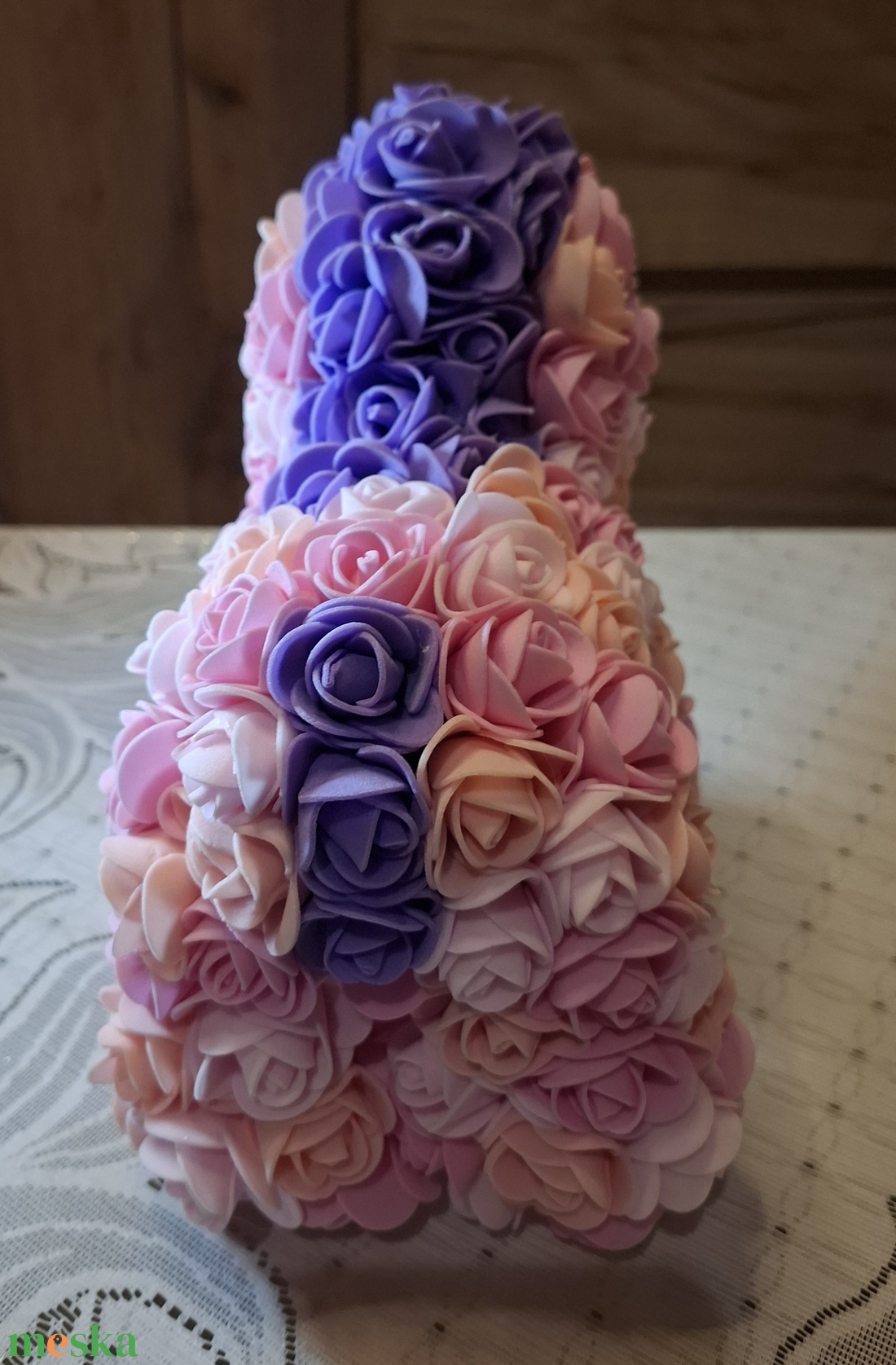 Habrózsa unikornis - otthon & életmód - virágdekoráció - virágdíszítő kellékek - Meska.hu