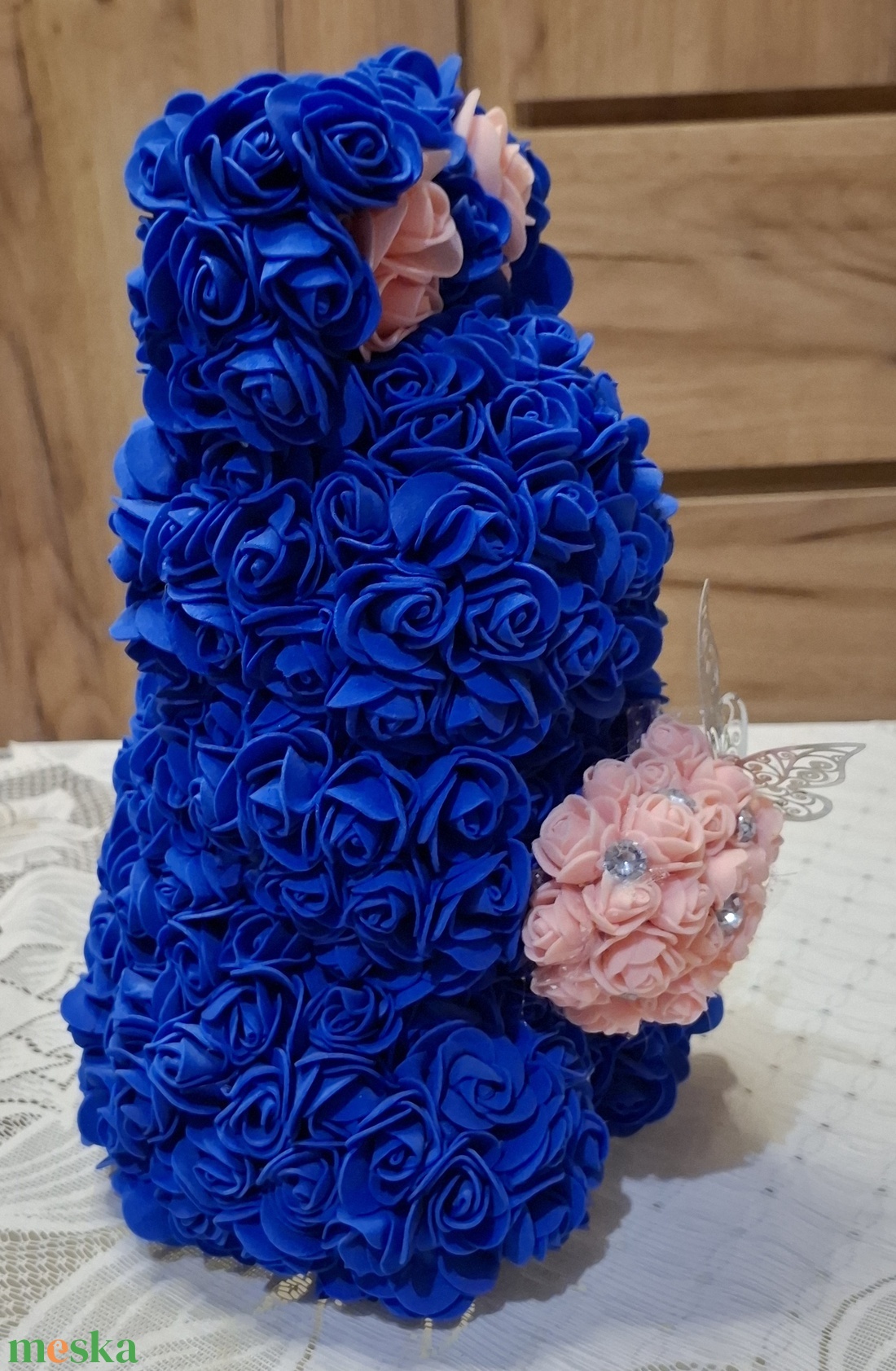 ���Habrózsa nyuszi��� - otthon & életmód - virágdekoráció - virágok - virágbox - Meska.hu