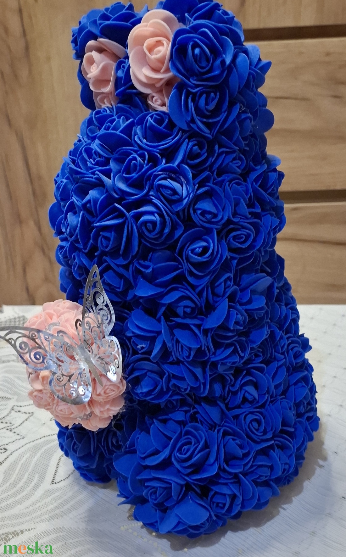 ���Habrózsa nyuszi��� - otthon & életmód - virágdekoráció - virágok - virágbox - Meska.hu