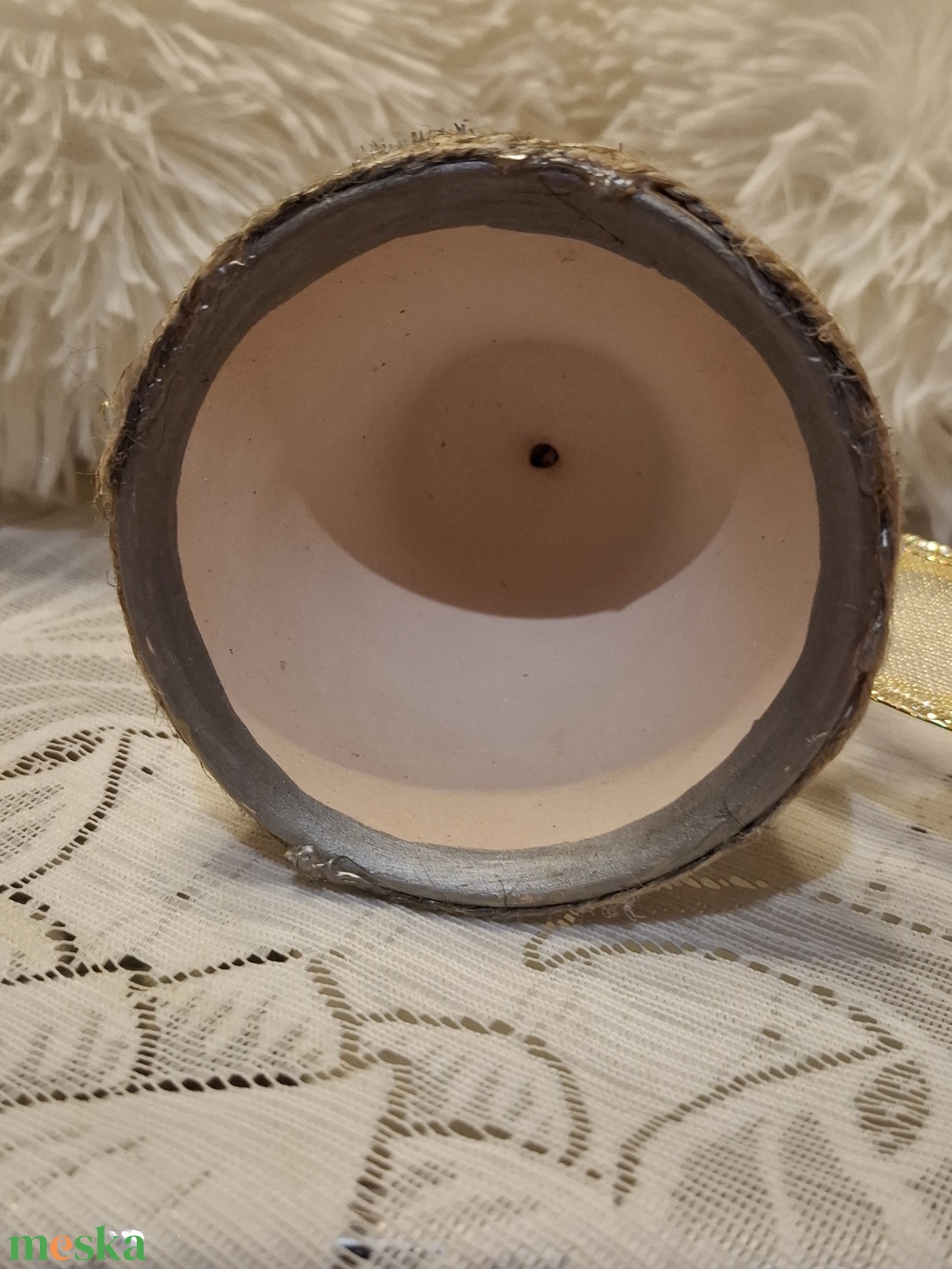 Karácsonyi kerámia csengő dísz - karácsony - karácsonyi lakásdekoráció - karácsonyfadíszek - Meska.hu