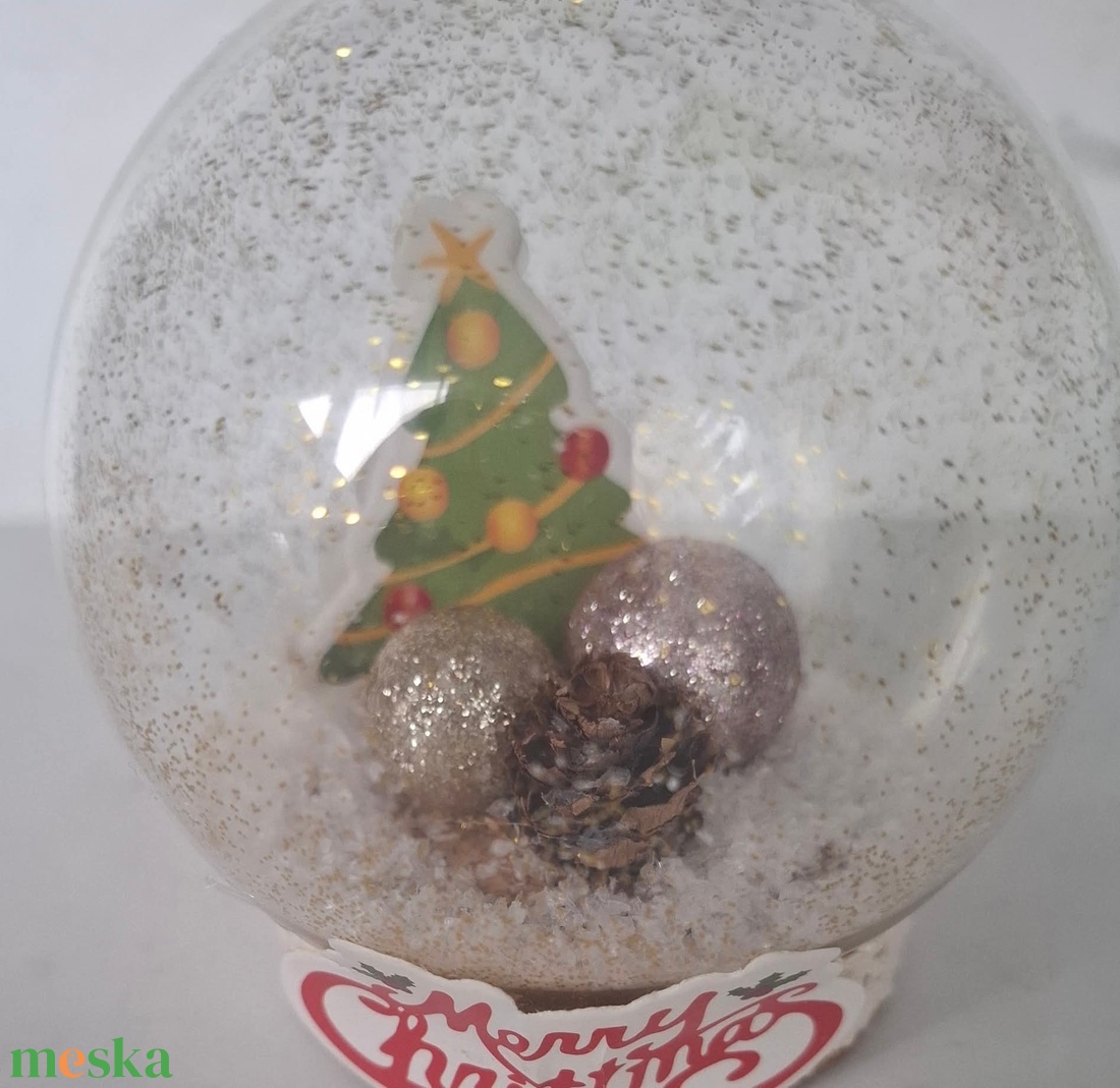 �Hógömbök� - karácsony - karácsonyi lakásdekoráció - karácsonyi lakásdíszek - Meska.hu