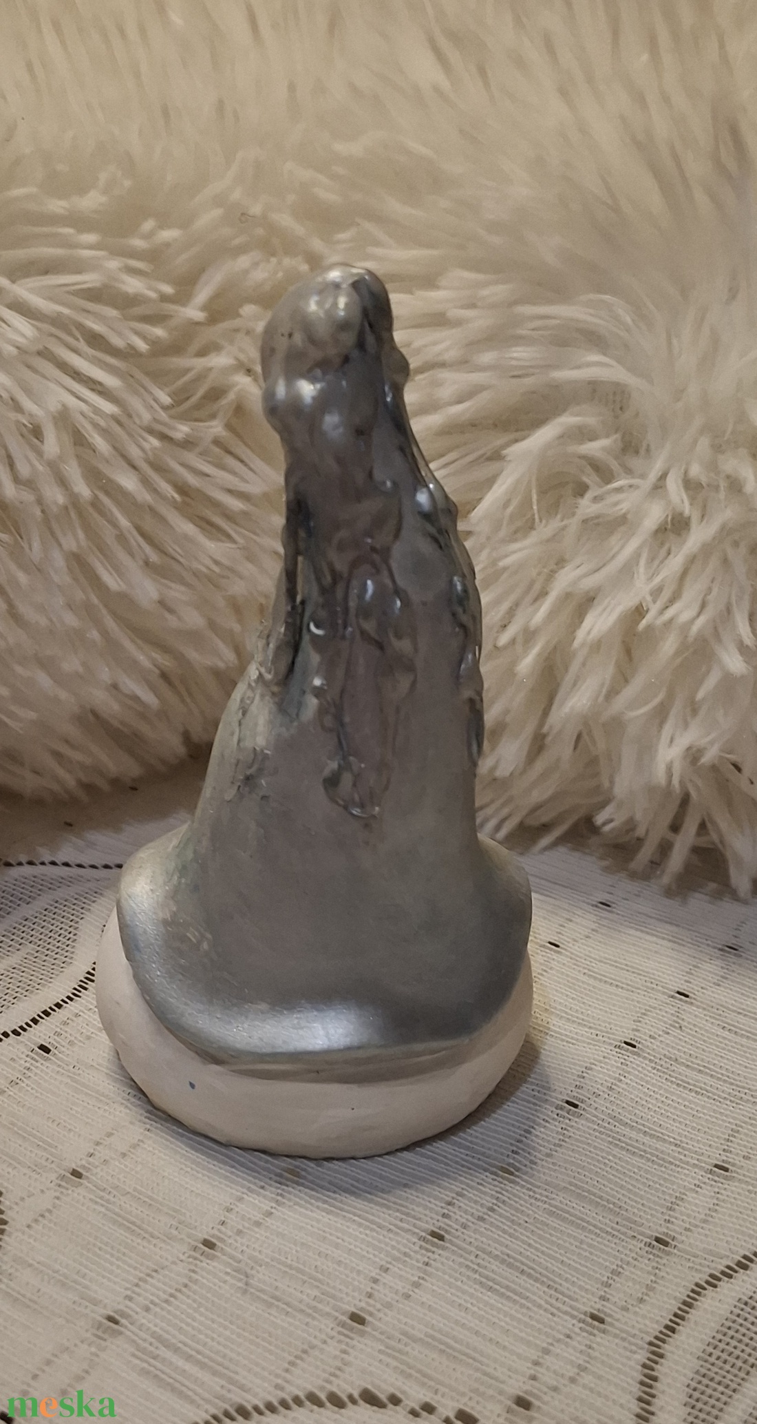 Jégmanó gipsz figura - karácsony - karácsonyi lakásdekoráció - karácsonyi lakásdíszek - Meska.hu