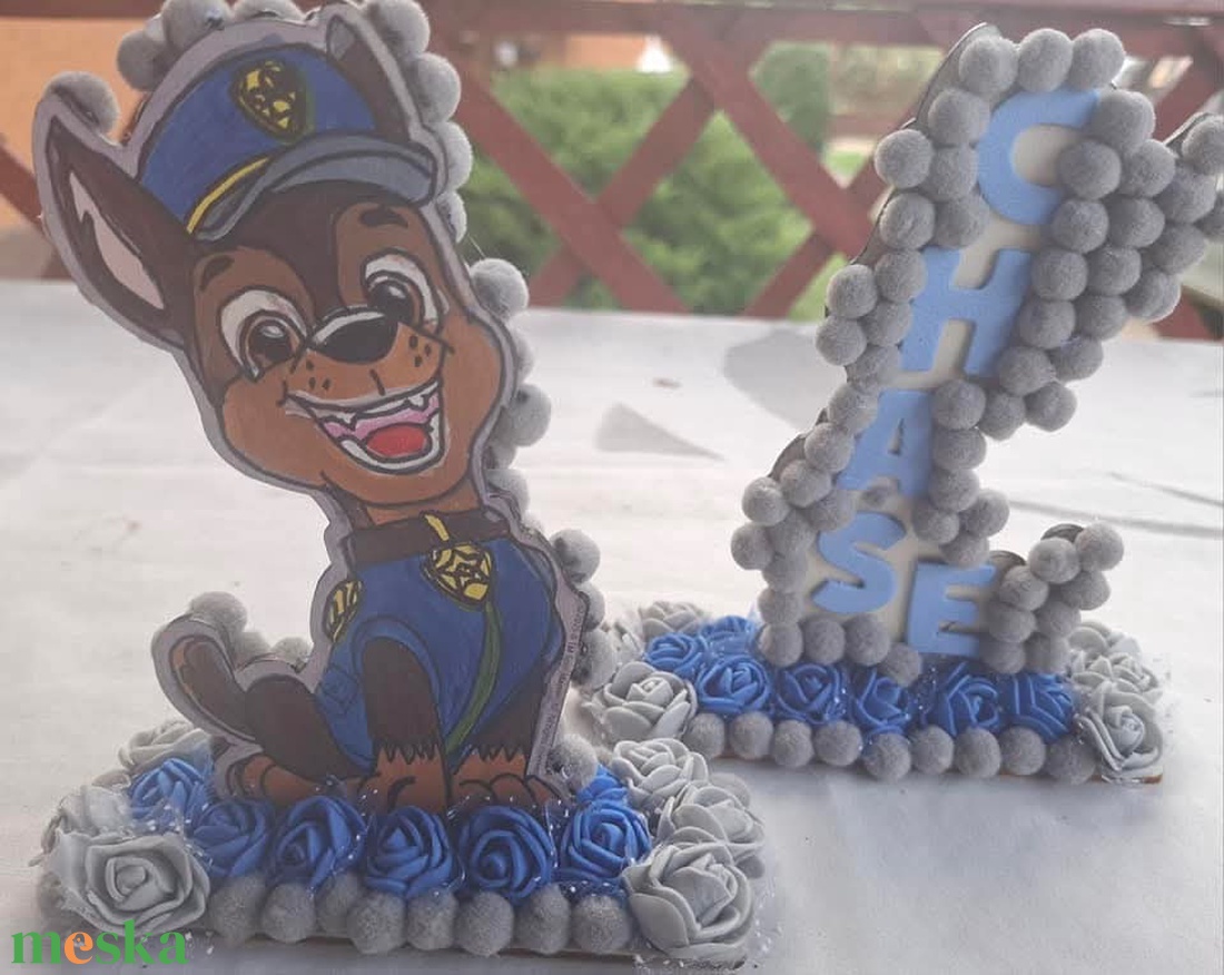 Mancsőrjárat chase figura - otthon & életmód - dekoráció - asztal és polc dekoráció - asztaldísz - Meska.hu