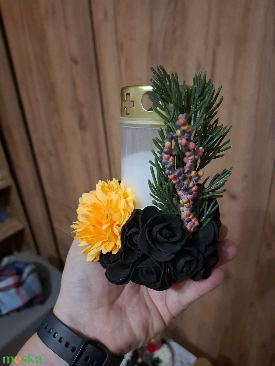 Kegyeleti díszek - otthon & életmód - vallás - temetkezési tárgy - sírdísz, kegyeleti dísz - Meska.hu