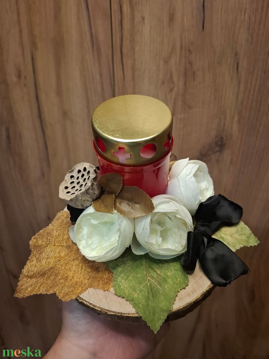 Kegyeleti dísz, sírdísz - otthon & életmód - vallás - temetkezési tárgy - sírdísz, kegyeleti dísz - Meska.hu